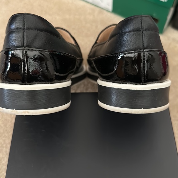 Black Slip-On Loafers with Cushioned Sole main image 4